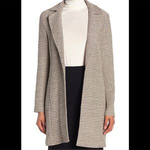 Bagatelle Tweed Notch Collar Blazer Jacket